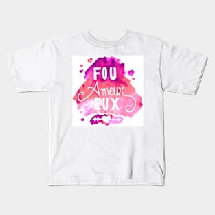 Fou Amour Eux - Crazy in Love Kids T-Shirt